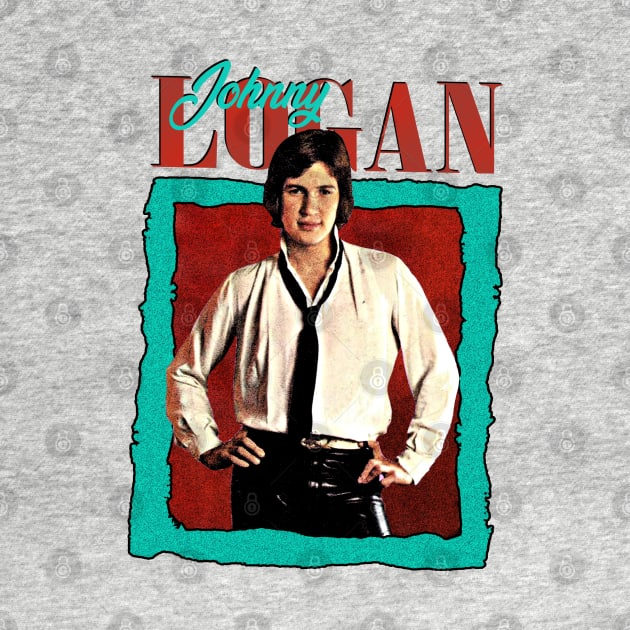 Johnny Logan 80s Aesthetic Fan Gift Design by HORASFARAS